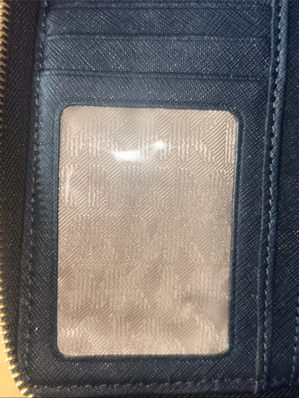 sold Michael Kors Jet Set Continental Travel Clutch - Navy Blue Large
